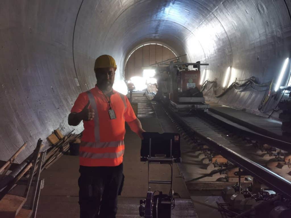 Tunnel Albaufstieg TV Kamerainspektion